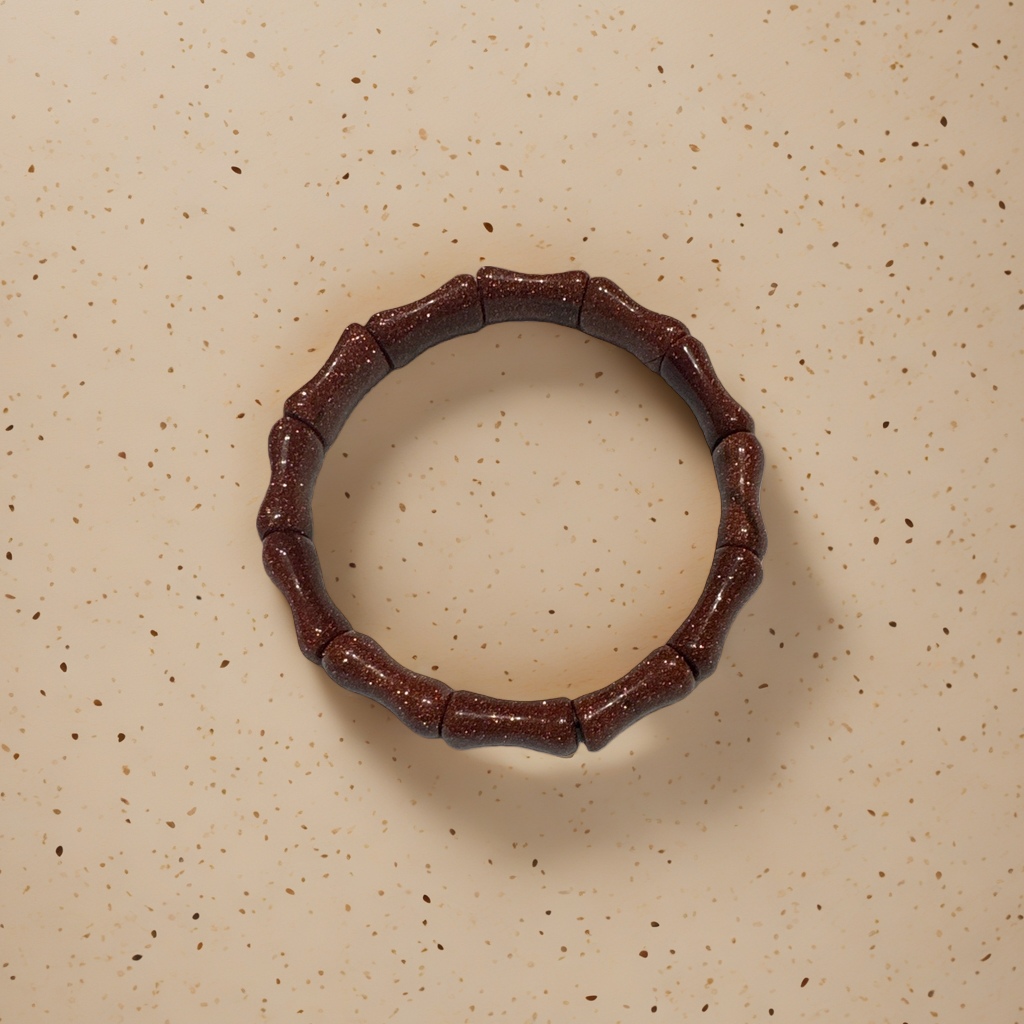 The red bamboo-shaped bracelet is a simple and fashionable accessory for women Specification image