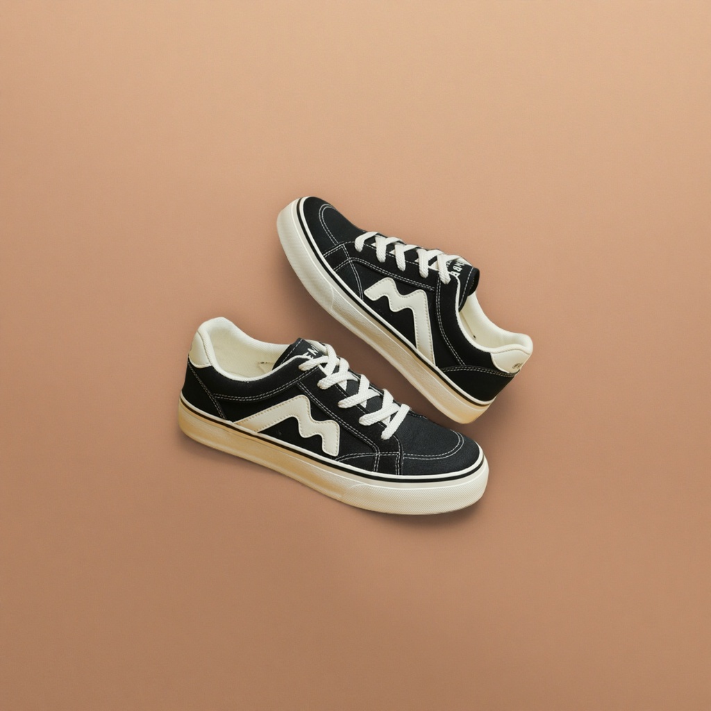 Black classic canvas shoes for men are casual, versatile, durable, anti-slip and breathable Application Scenario