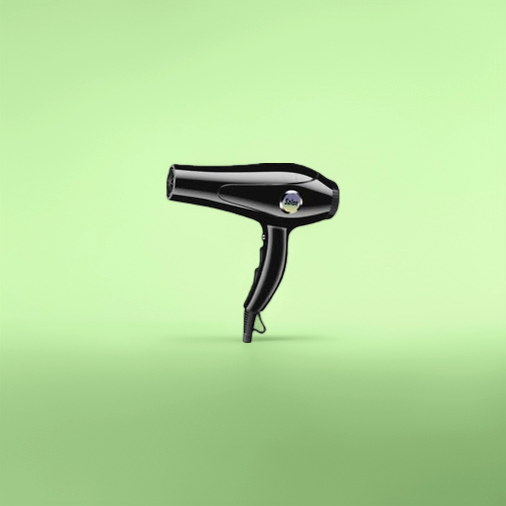 Black hair dryer, a high-power, high-speed, silent warm air styling and hair care tool for home use details Picture