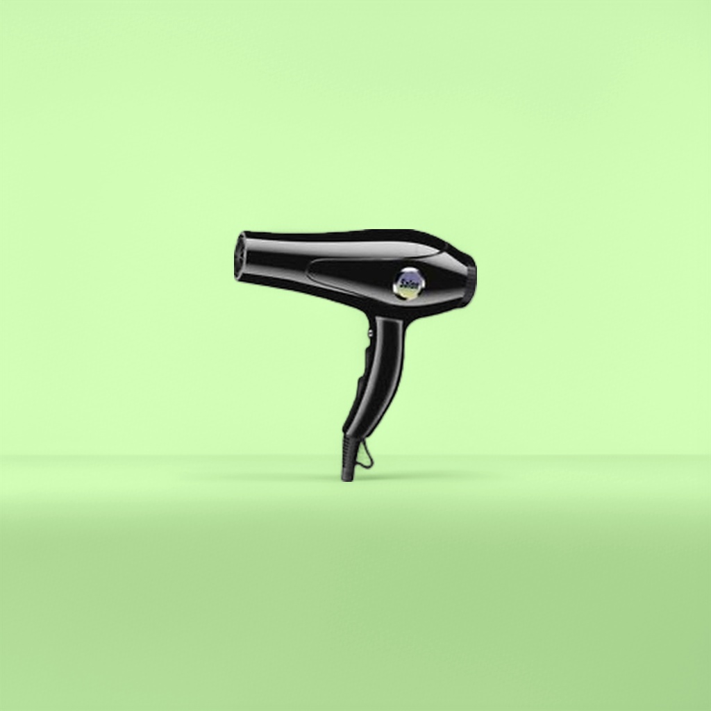 Black hair dryer, a high-power, high-speed, silent warm air styling and hair care tool for home use Application Scenario