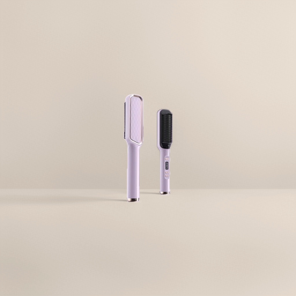 The dreamy purple comb is smooth for hair care and anti-static, with fine teeth details Picture