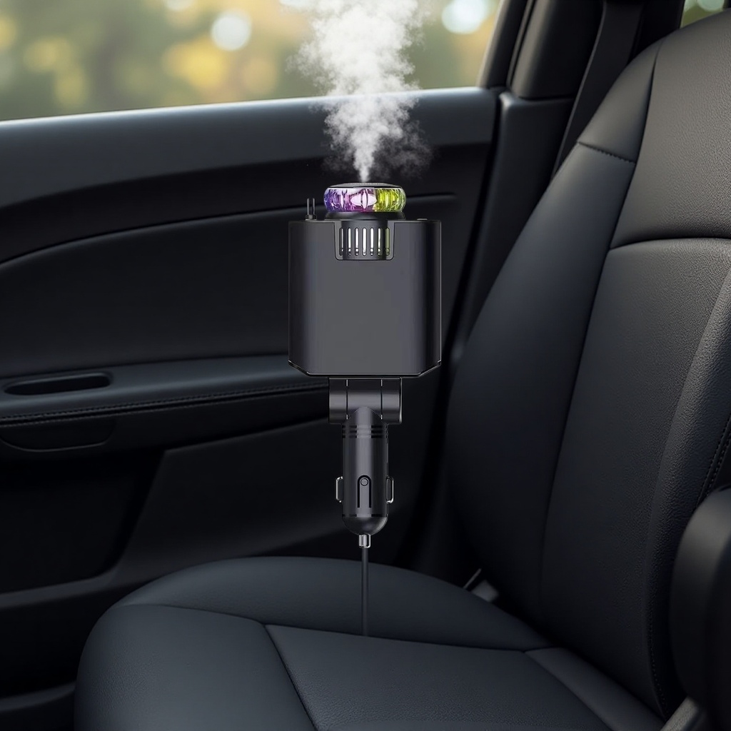 Car aroma diffuser, fresh and long-lasting fragrance, natural essential oil, car perfume, car deodorant details Picture