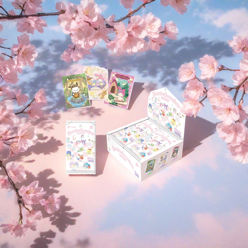 Sanrio cartoon character series card gift box collection as a gift card for friends details Picture