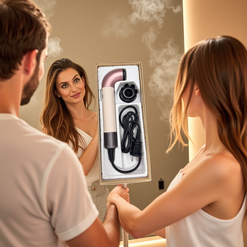 戴森智能护发吹风机1800w 轻音静音负离子柔顺造型风速可调