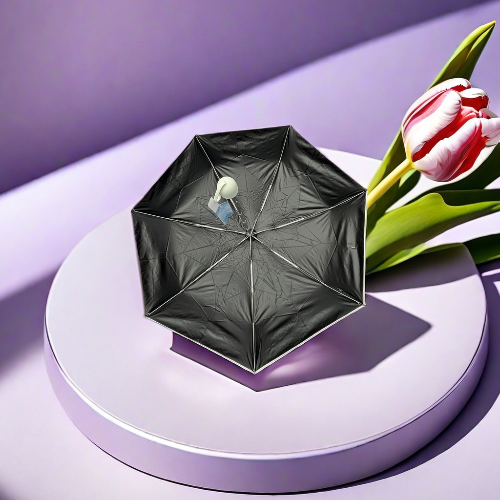 In heaven, a 50% umbrella with tulips fluttering Application Scenario