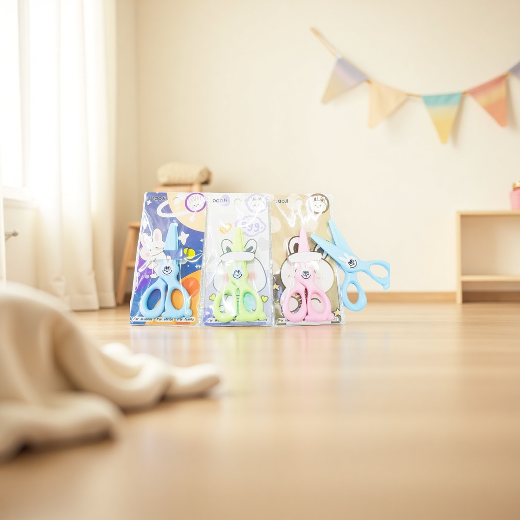 卡通幼儿安全剪刀儿童专用防误伤剪刀