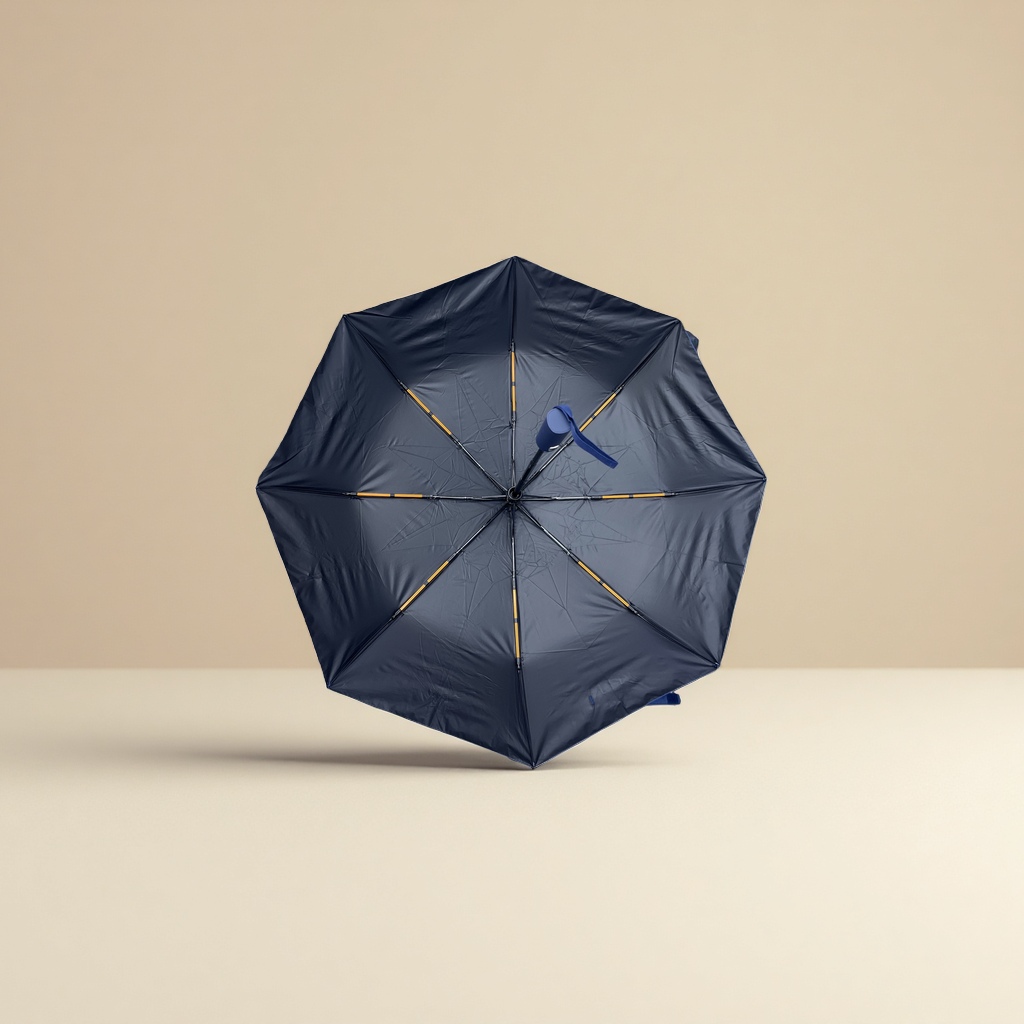 55 cm vinyl self-opening and self-retracting three-fold umbrella details Picture