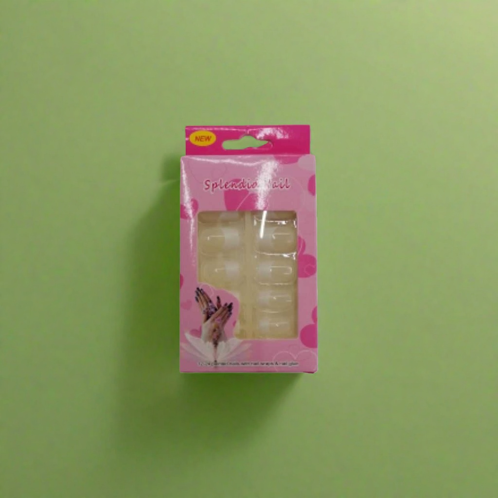 Pink packaging box, fake nail kit, nail art tool set, home beauty care products details Picture