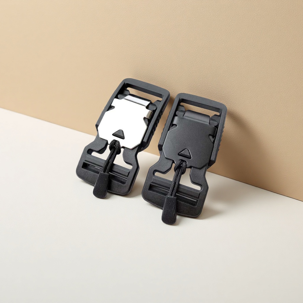 Black plastic fasteners are high-quality, durable, anti-slip and reinforcing accessories details Picture