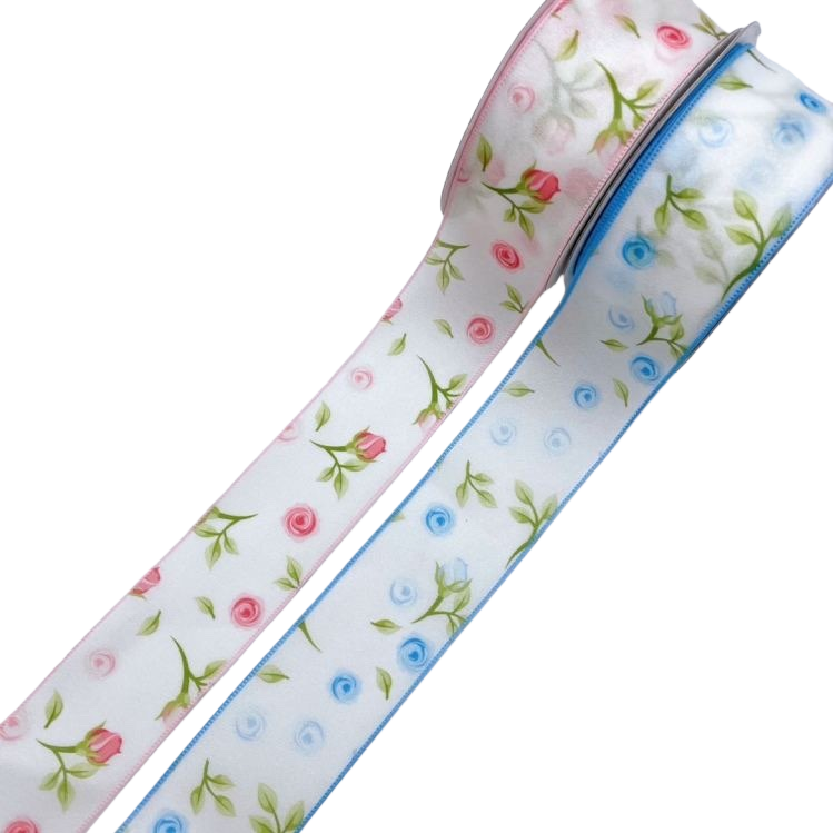 Floral pattern ribbon gift box with exquisite ribbon packaging, an excellent gift Item Picture