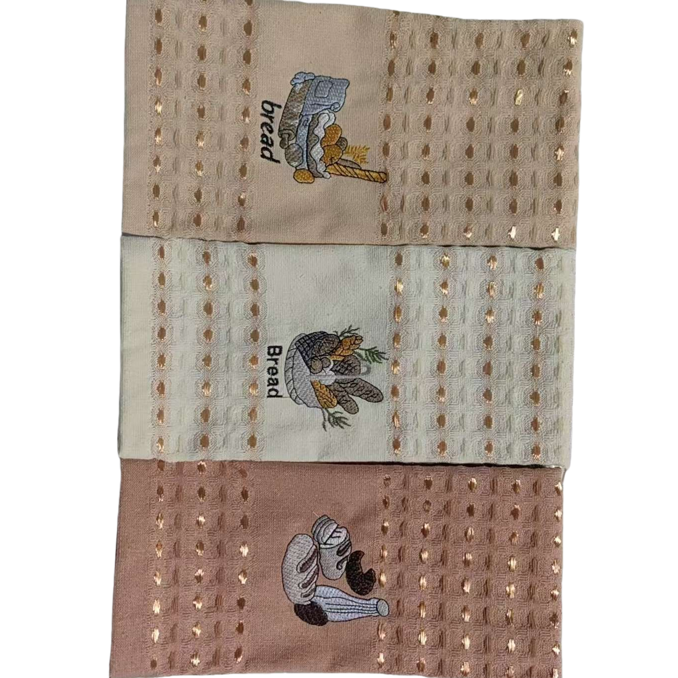 Embroidered bread towels are soft and breathable daily household items Item Picture
