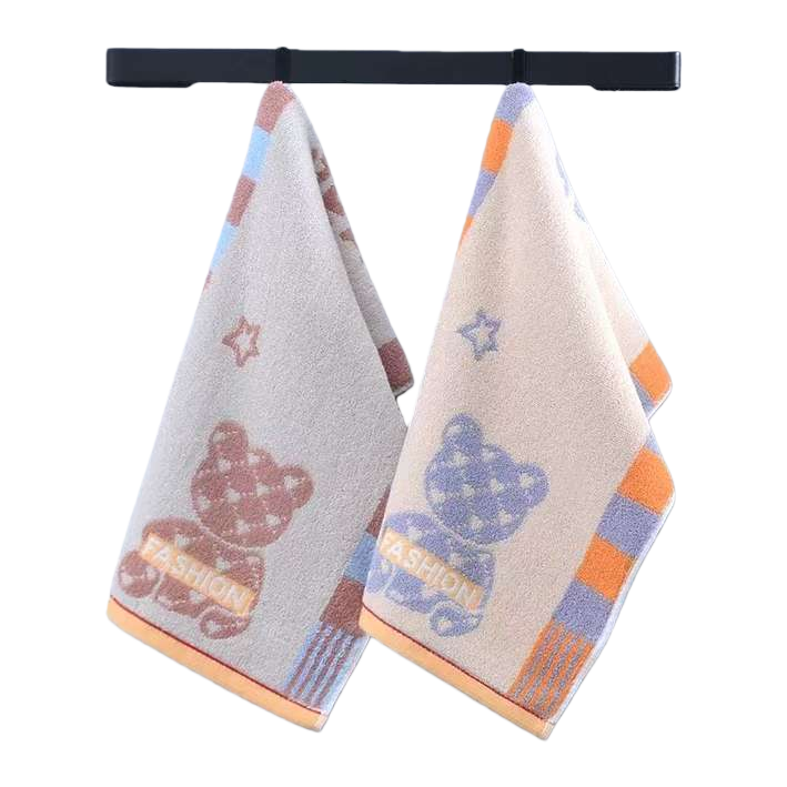 Thickened pure cotton towel, breathable, absorbent and soft household towel Item Picture