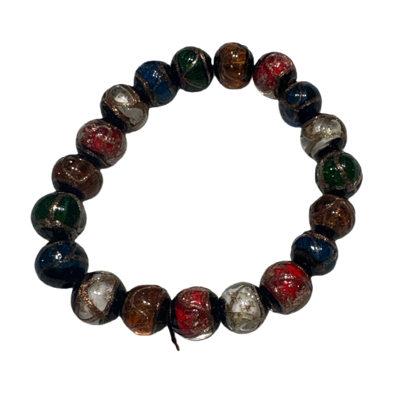 Colorful bead bracelet for girls, Korean style, fashionable and simple collarbone chain gift for girls Item Picture