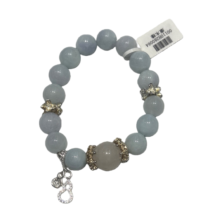 A fashionable and simple pure silver bracelet for women's daily wear Item Picture