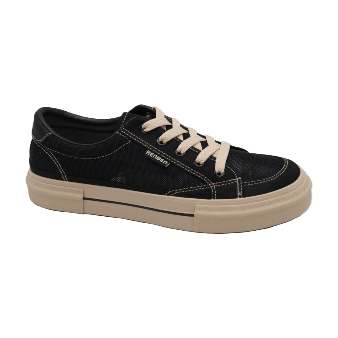 Black canvas casual sports shoes, 180g Item Picture