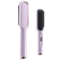 The dreamy purple comb is smooth for hair care and anti-static, with fine teeth Item Picture