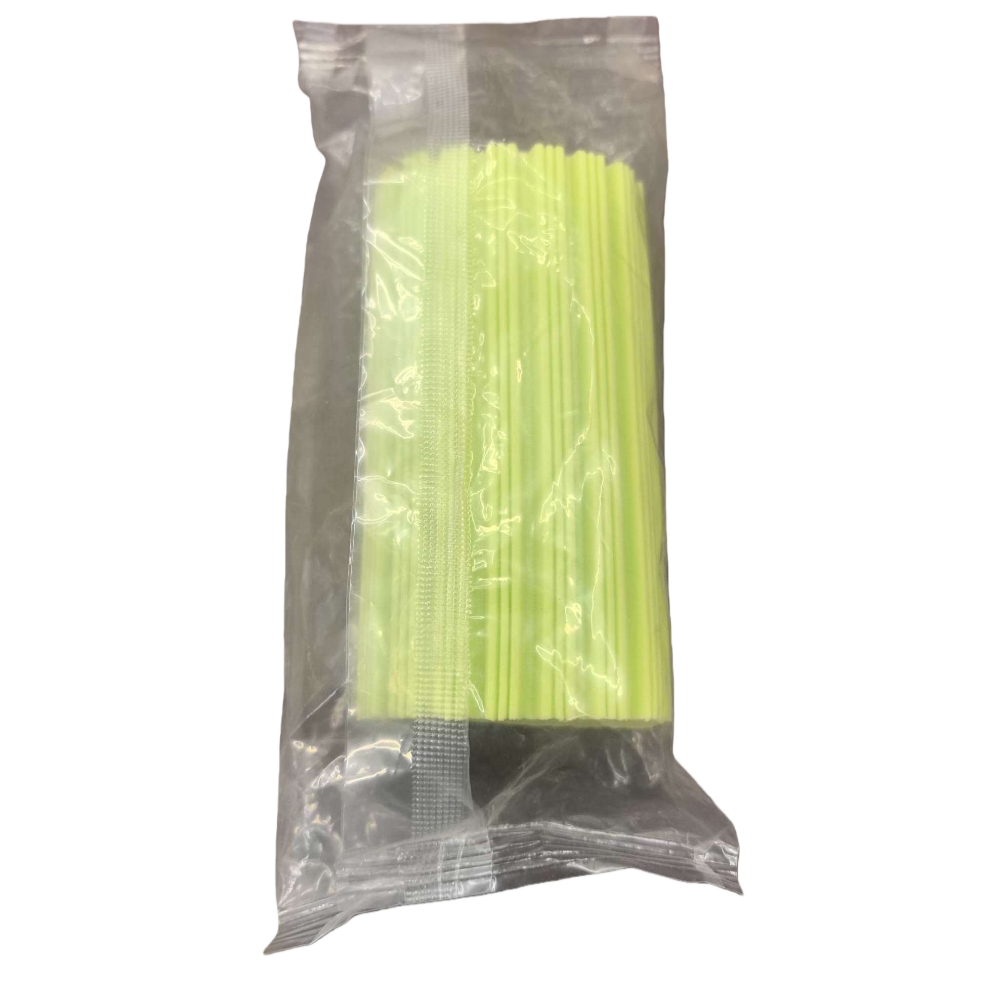 The green straws can be reused. The eco-friendly stainless steel straws come with a washable brush Item Picture