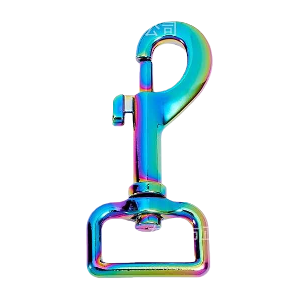 Rainbow-colored metal buckle and metal hook home storage pendant with a simple style Item Picture