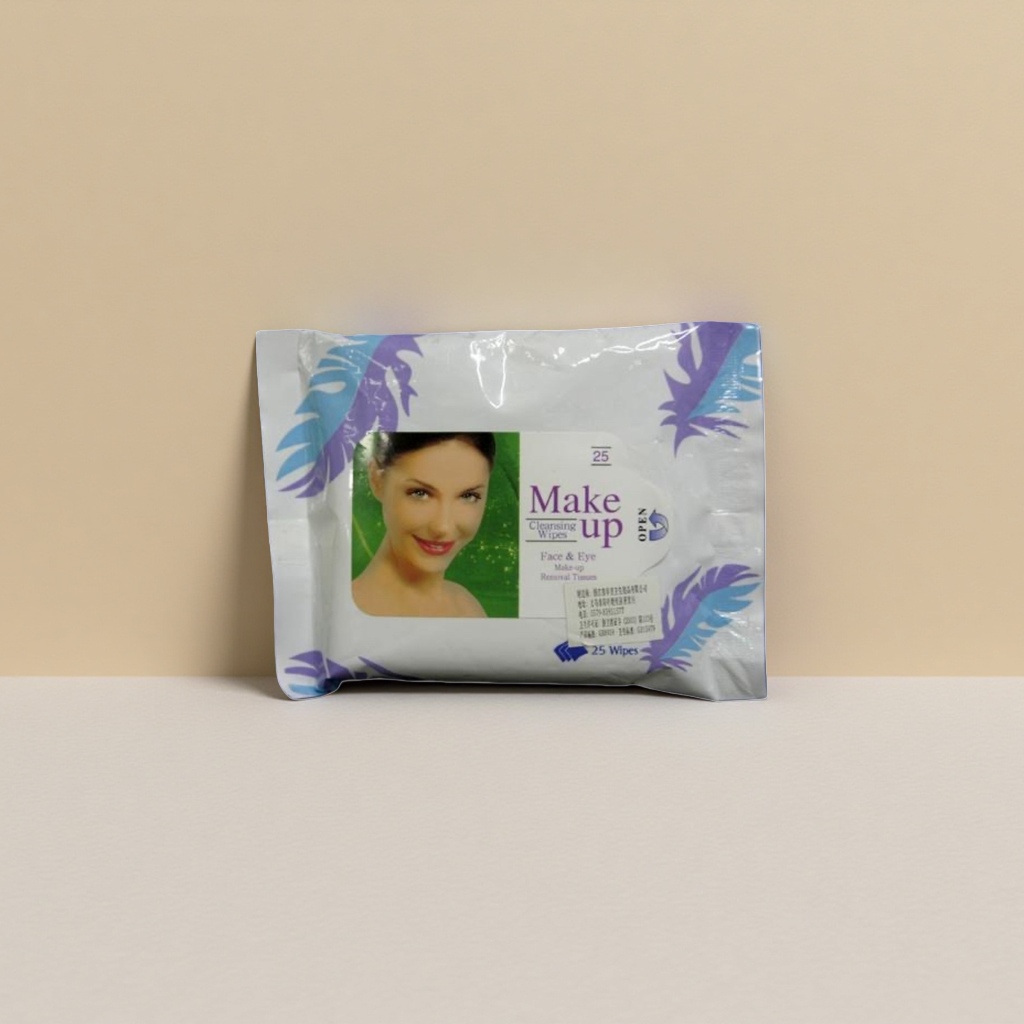 化妆棉片+Make up Cleansing Wipes包装袋产品图