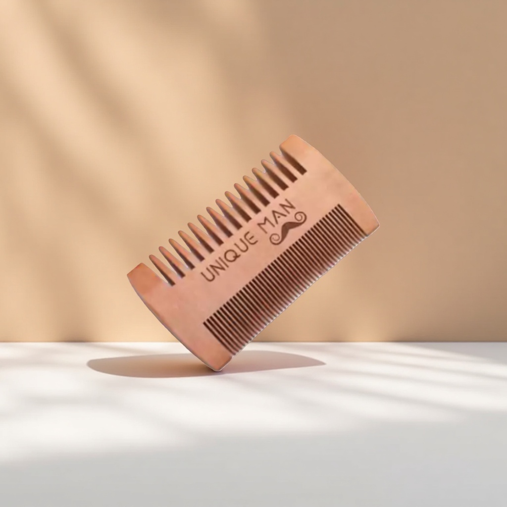 Wooden comb, smooth hair care, anti-static comb details Picture