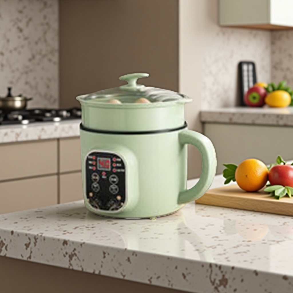Smart power-off automatic heat preservation rice cooker, a multi-functional household rice cooker Specification image