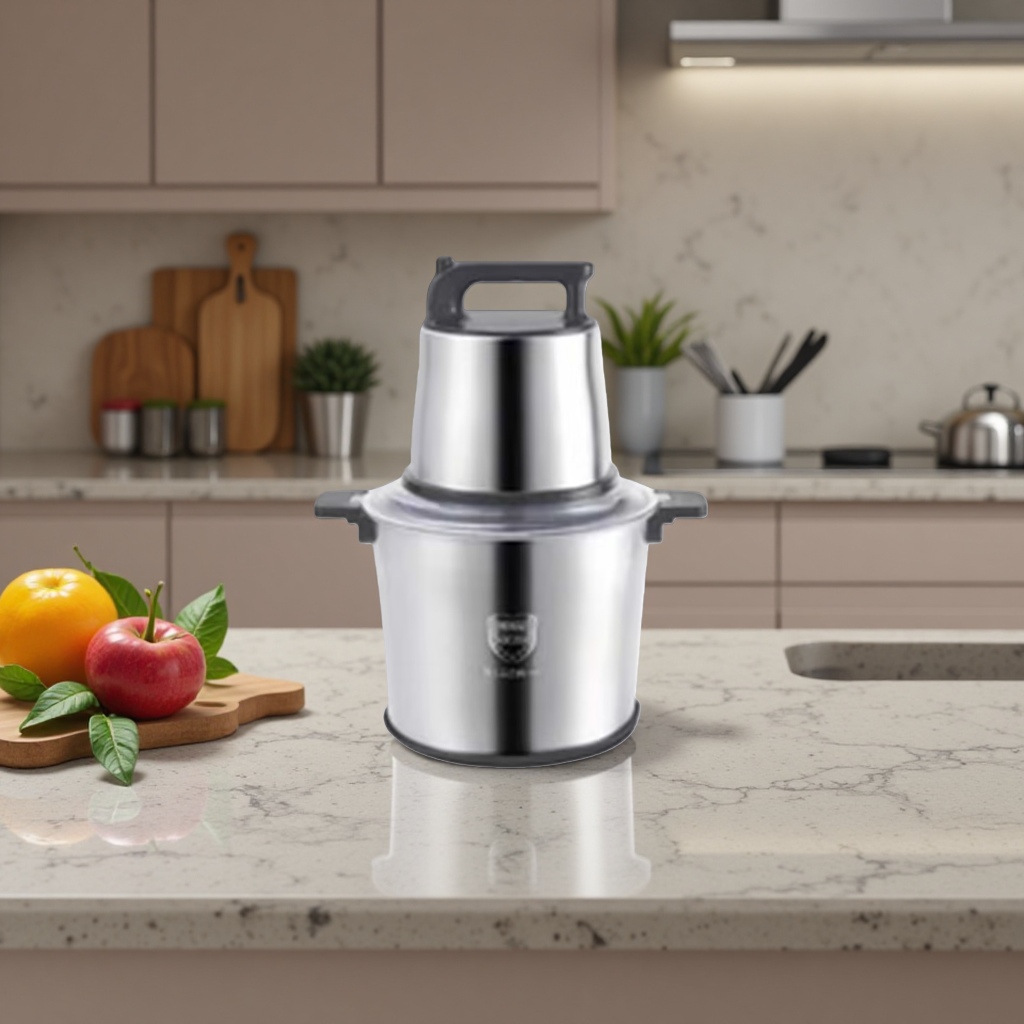 Stainless steel meat grinder, household high-power meat grinder, meat grinder, multi-functional food processor Specification image