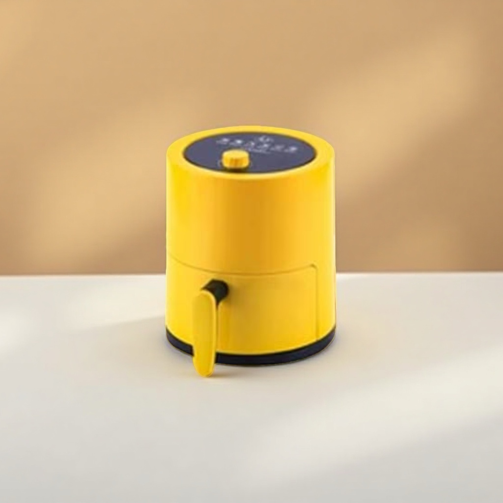 Yellow Smart air fryer, a large-capacity, healthy, oil-free baking oven for home use Specification image