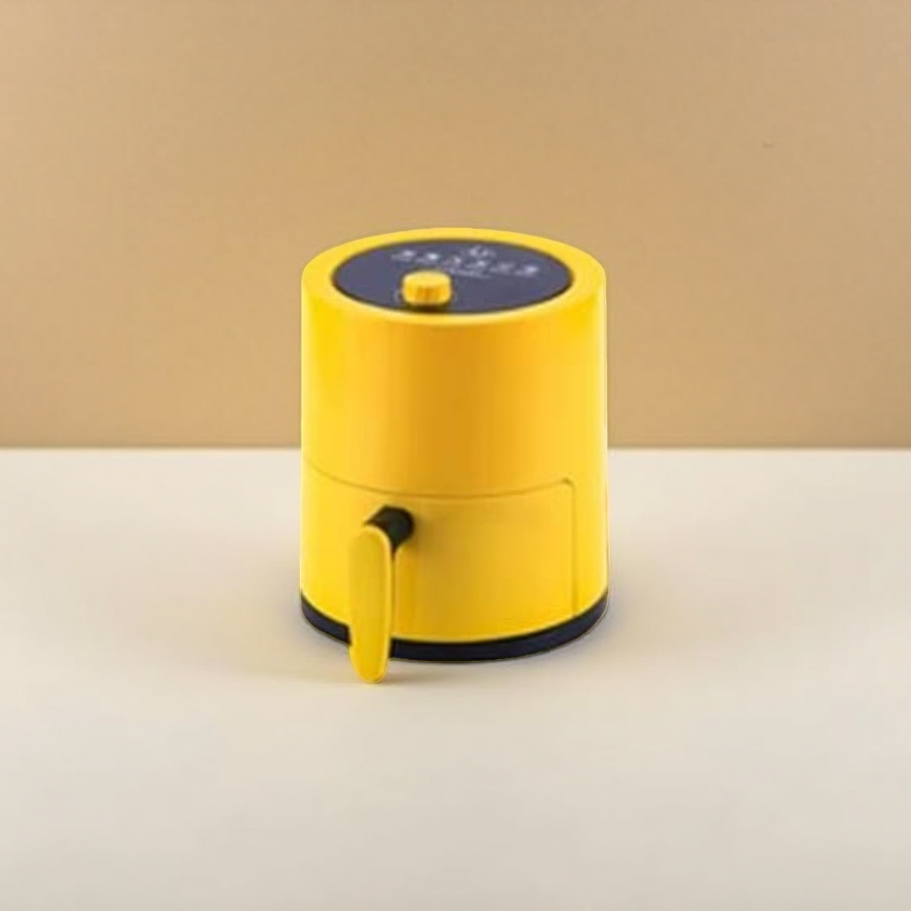 Yellow Smart air fryer, a large-capacity, healthy, oil-free baking oven for home use details Picture