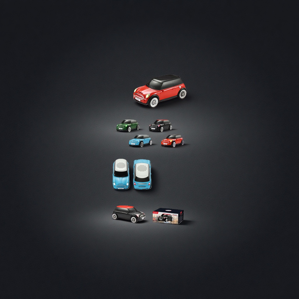 WSTER WS 790 car-shaped Bluetooth speaker portable stereo with clear sound quality details Picture