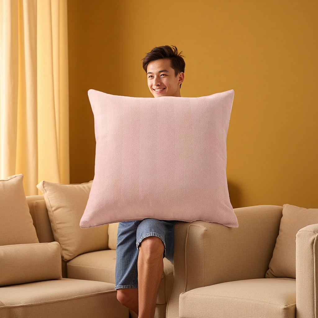 2026 New pink dreamy throw pillow, casual soft cushion, home decoration seat cushion, soft and comfortable, available in multiple sizes