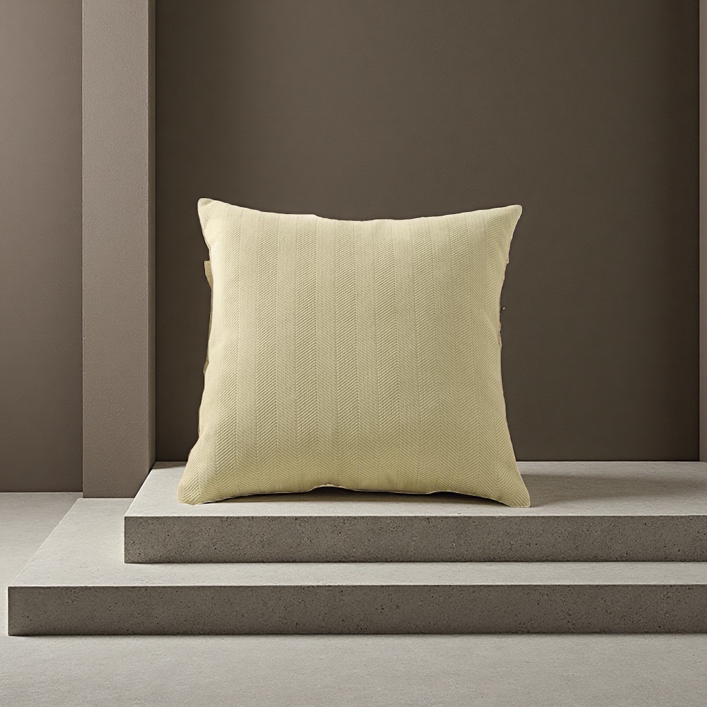 2026 new custom sleep aid light green herringbone pattern throw pillow, breathable, soft and comfortable, thickened filled cushion