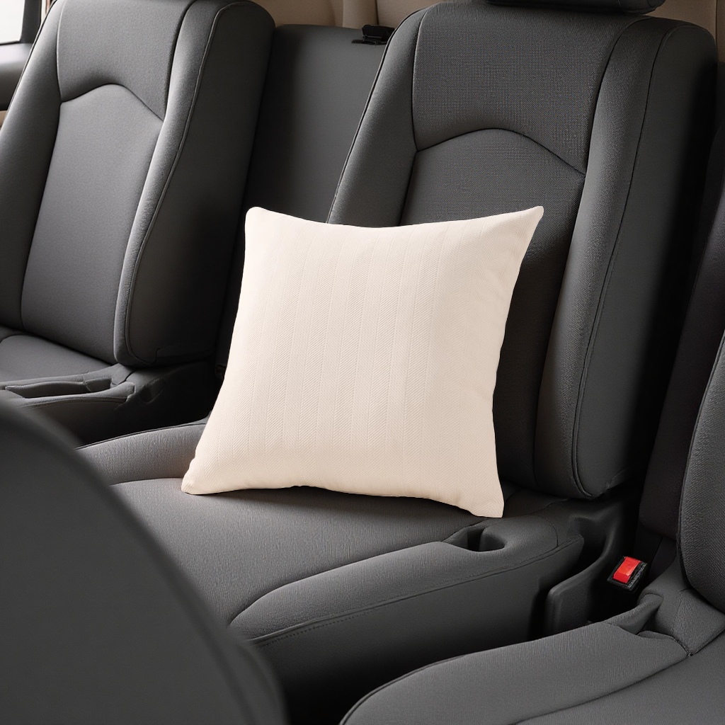 2026 New custom white striped cushion comfortable breathable soft cushion home leisure seat cushions