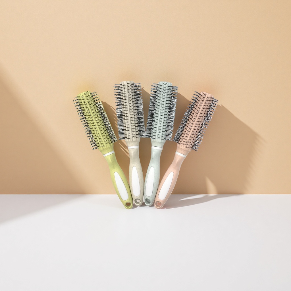 Four sets of hair styling tools for curling hair combs in different colors Specification image