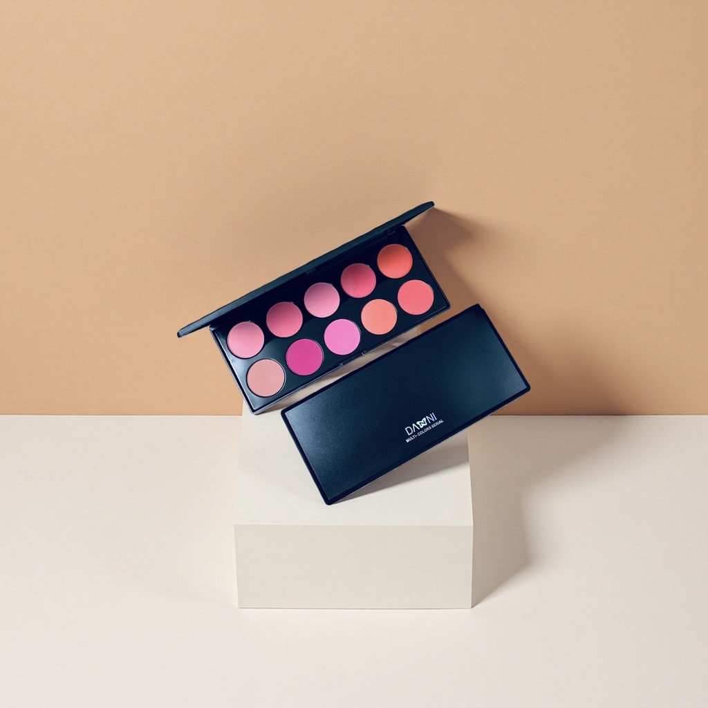 The makeup and eyeshadow palette features a multi-color combination with fine and long-lasting powder that won't smudge details Picture