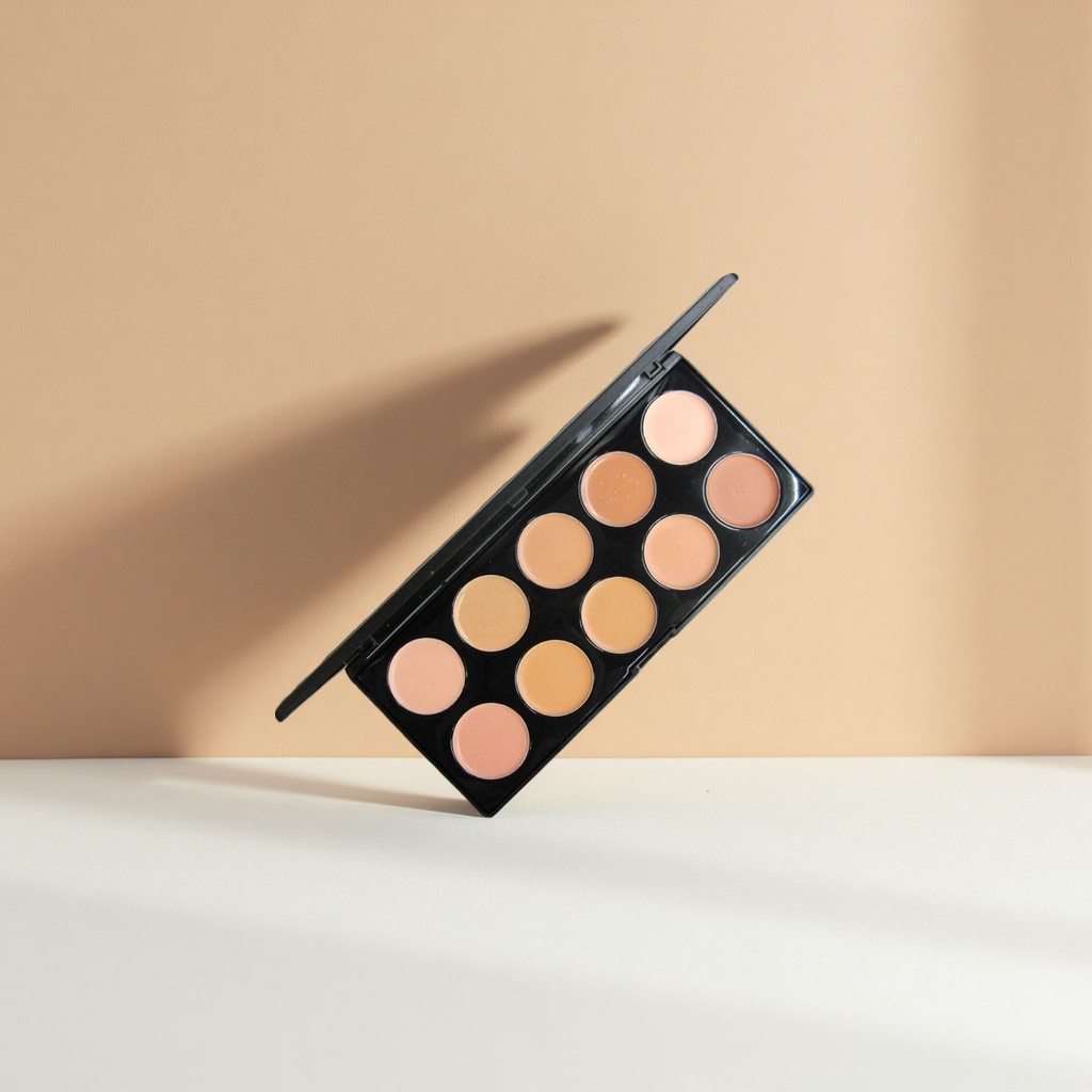 Makeup plate Concealer set, three-color blemishes covering and repairing, pre-makeup beauty tools