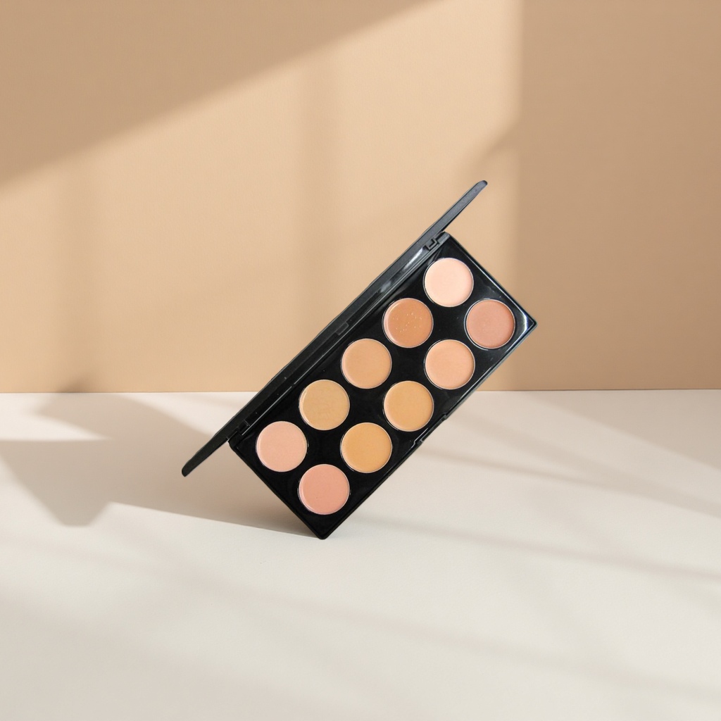 Makeup plate Concealer set, three-color blemishes covering and repairing, pre-makeup beauty tools Specification image