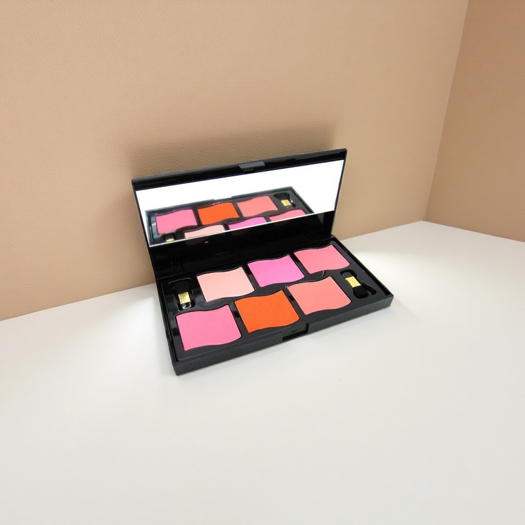 Makeup palette, multi-color eyeshadow palette, powder compact set, 12-color makeup palette, beauty tool box