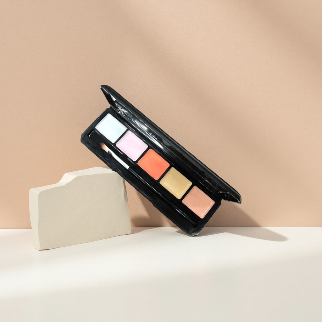 Concealer palette: Concealer corrects blemishes, Foundation covers acne marks details Picture