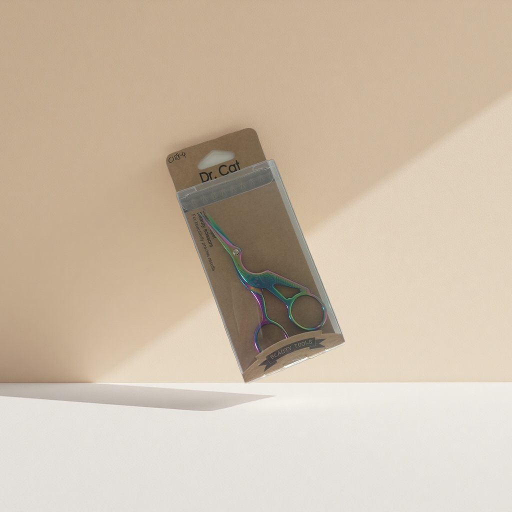 Rainbow-colored nail clippers Dr Cat brand nail care tools trimmer Application Scenario