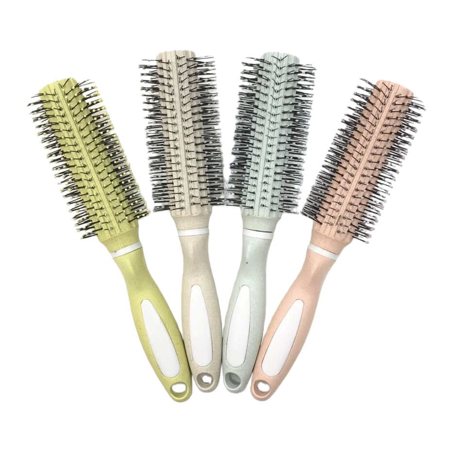 Four sets of hair styling tools for curling hair combs in different colors Item Picture