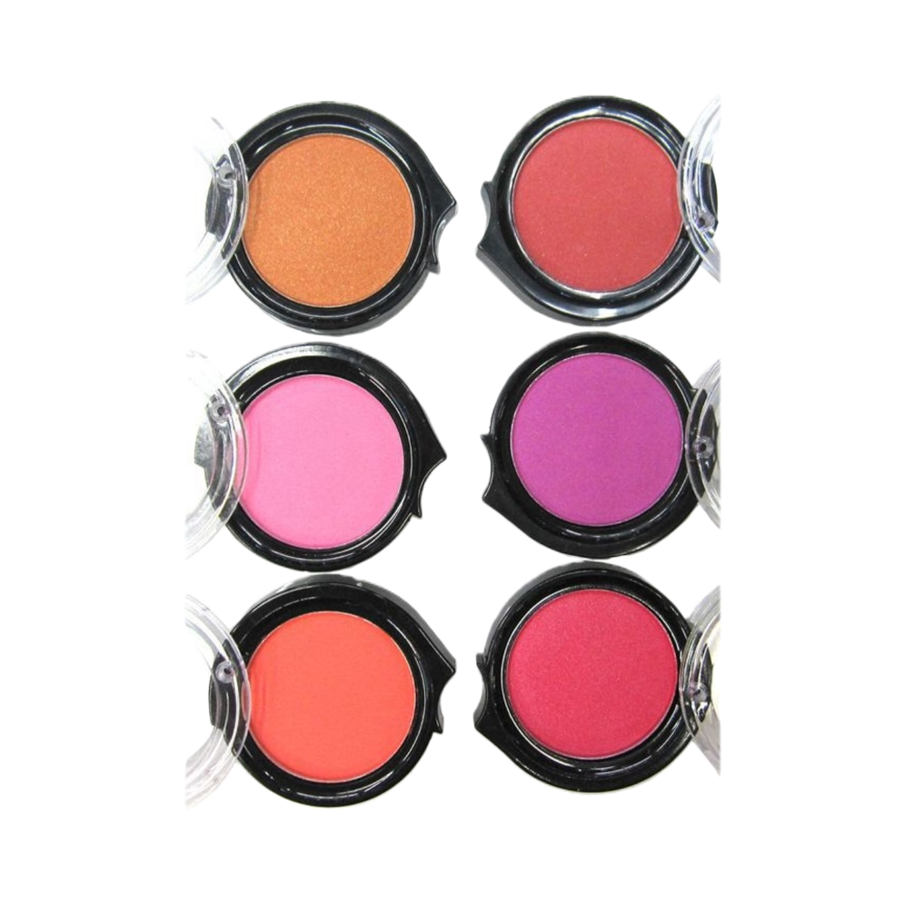 The colorful blush palette features six different shades of blush products Item Picture