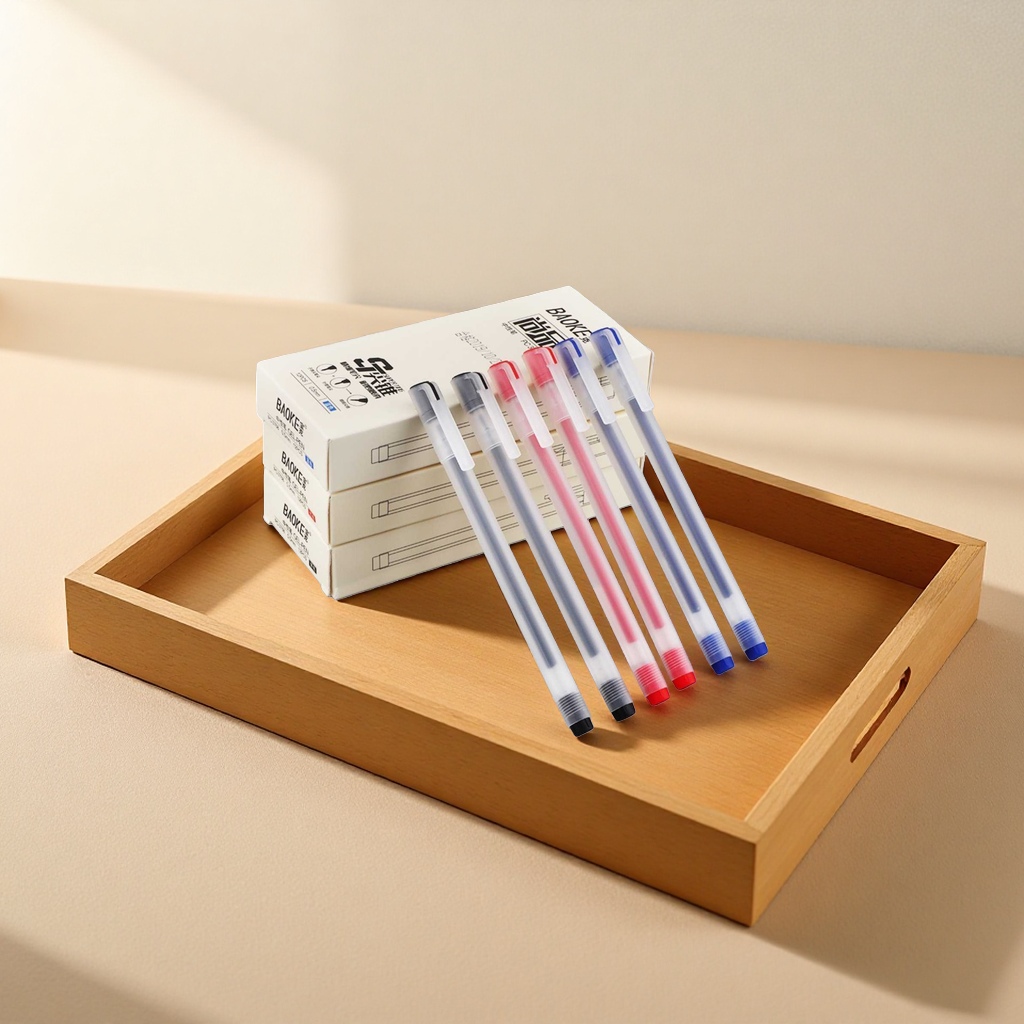 文具中性笔0.5mm书写流畅学生办公用品产品图