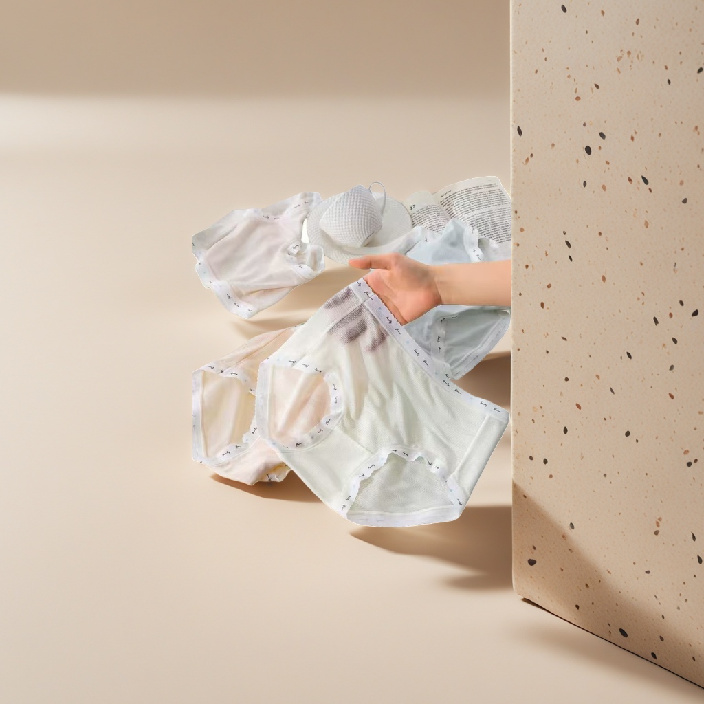 Ultra-thin, soft and cool pants 7A antibacterial silk underpants are breathable, comfortable, soft and skin-friendly Specification image