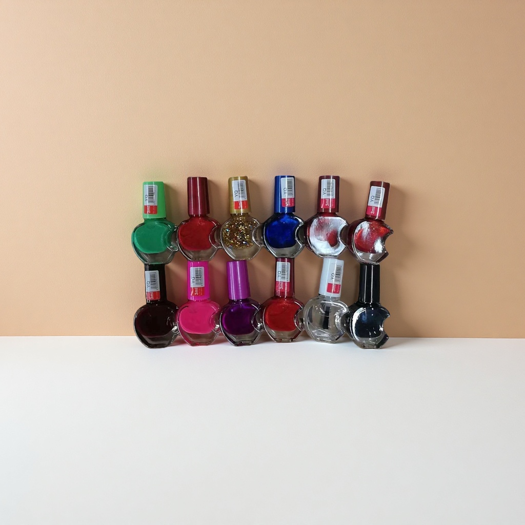 Color nail oil bottle set, 12-color nail oil bottle storage box, nail tool storage bottle