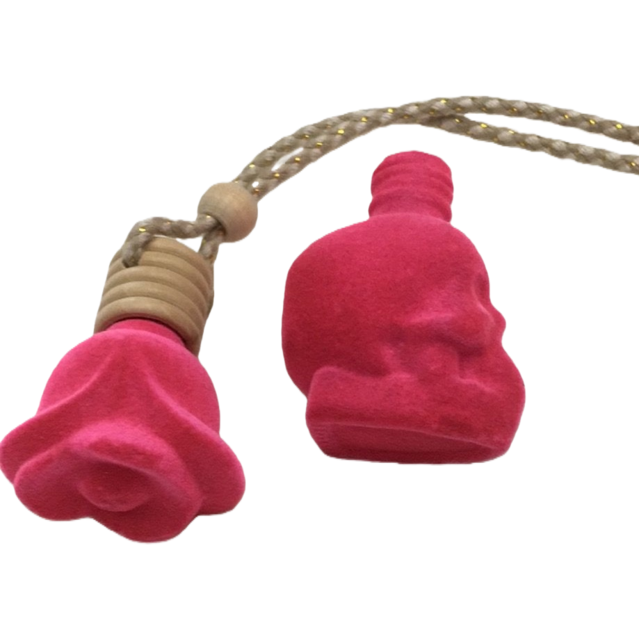 Pink velvet material car incense pendant car accessories Item Picture