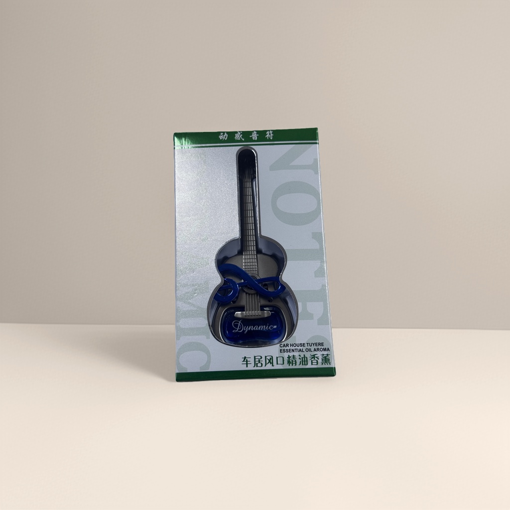 Guitar-shaped car aromatherapy, fresh and long-lasting car perfume, car decoration details Picture