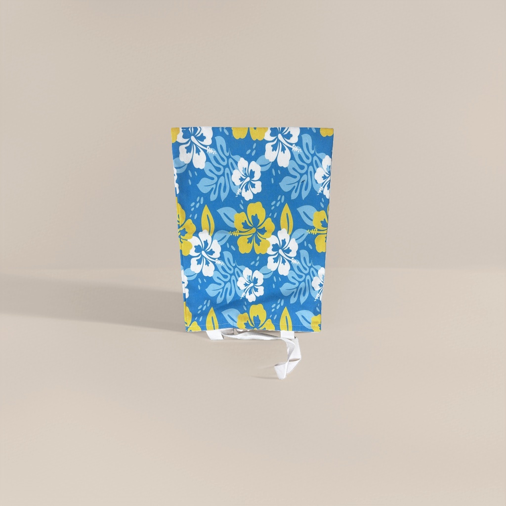 Tropical floral pattern cloth bags for daily shopping are simple, breathable and have a large capacity details Picture
