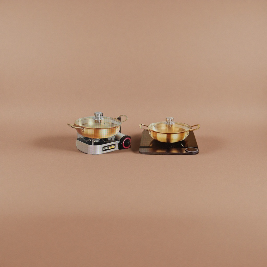 Golden cookware, 16cm non-stick wok, healthy and durable kitchen utensils Application Scenario