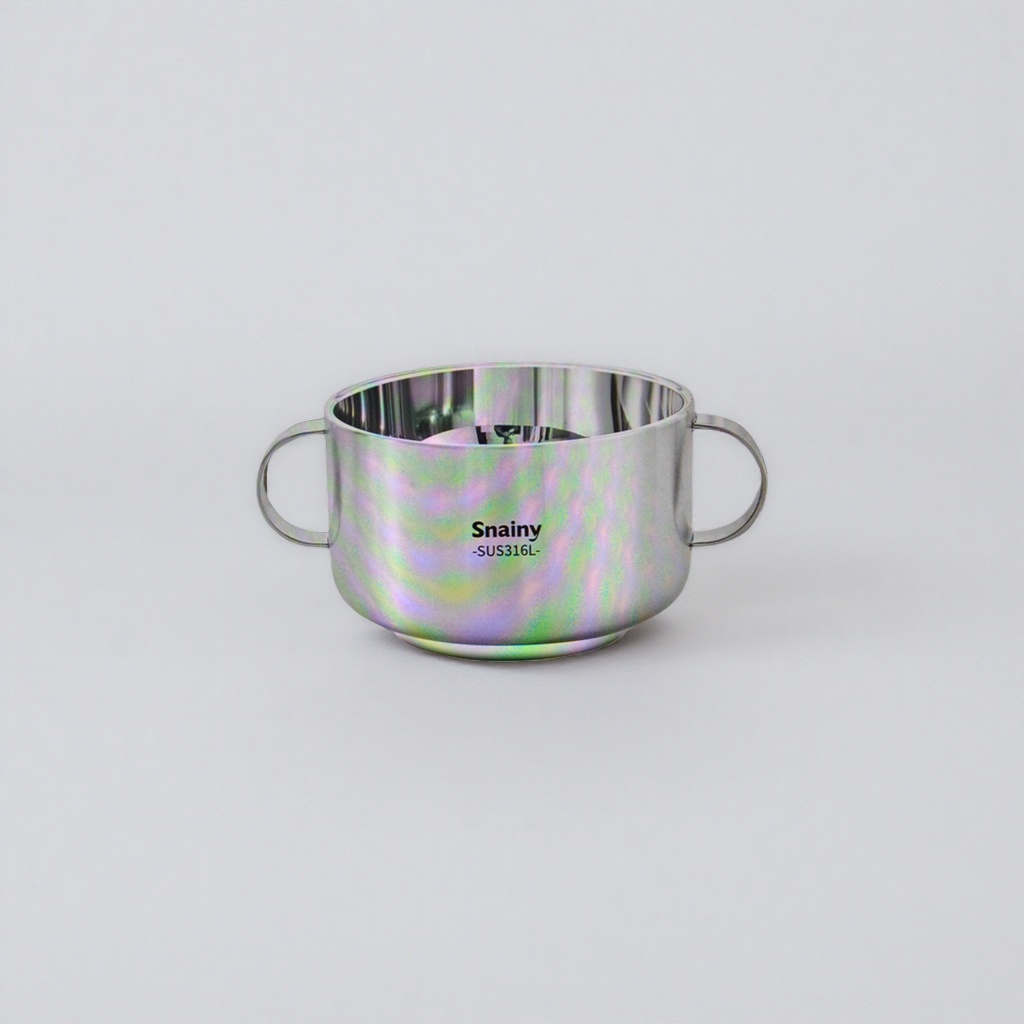 Stainless steel non-stick wok, 18cm household flat pan, healthy and uncoated cookware Specification image
