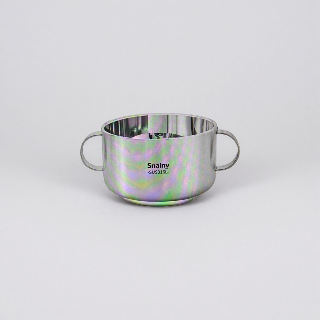Stainless steel non-stick wok, 18cm household flat pan, healthy and uncoated cookware details Picture